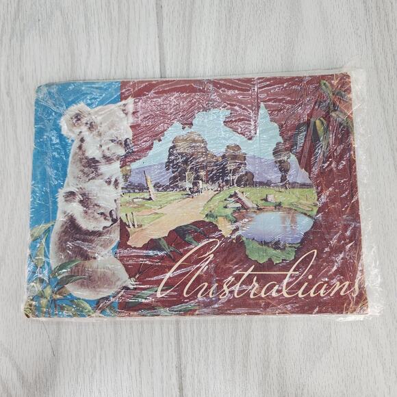 Unbranded Other - Vintage 1953 Australian Animals Children’s Book Photograpatures Illustrated